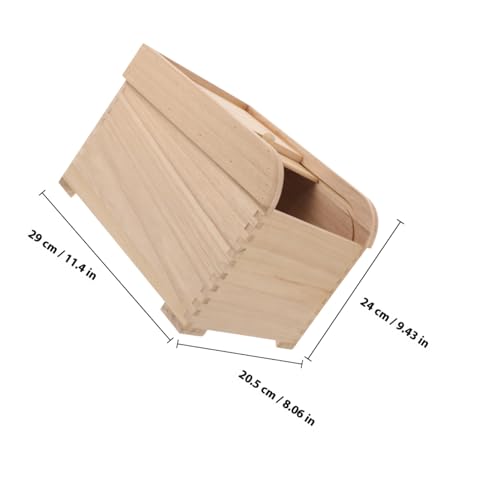 Garde grains propres et secs avec cette boîte étanche en bois - 3