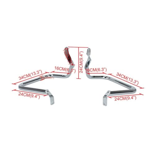 Barre de protection pour Softail FLST 2000-2012 chromée - 2