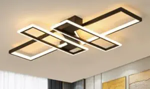 Smartway 56 Watt Eden Modern Designer LED Smart Ceiling Chandelier for Hall, Living Room, Bedroom, Dining Room (Google, Alexa) Voice Assist App Control and 3 Color Mode (Warm, Cold & Natural White)