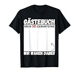 Geburtstags T-Shirt 1976 Gästebuch Deko Geschenk