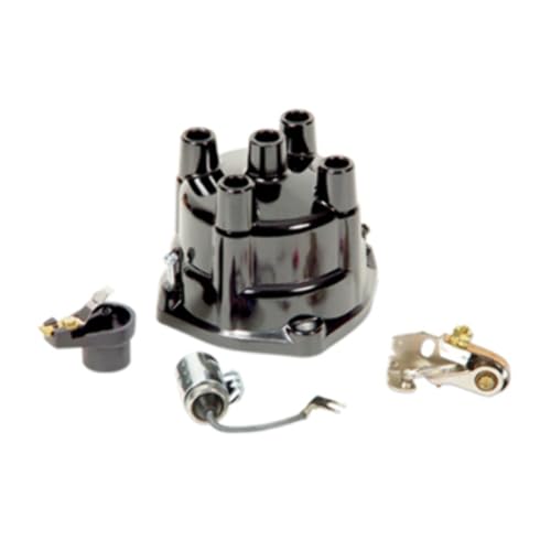 Ignition Distributor Cap, Rotor, Points, Condenser tune up Kit for Mercruiser 3.0 2.5 3.7 2.5L 3.0L 3.7L 393-9459Q1