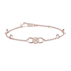 infinity anklet rose gold