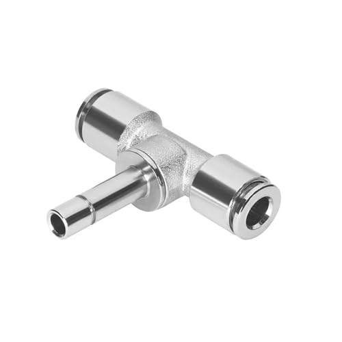 Evite caídas de presión con el conector rápido NPQM-T-G38-Q8-P10 metálico estanco de 10 piezas