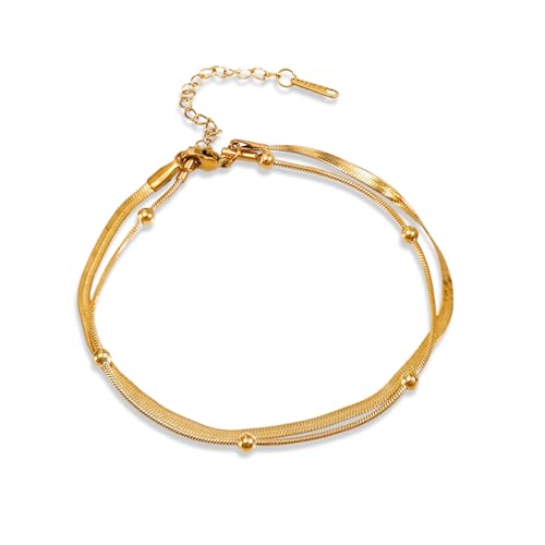Image of Rubans Oxidised Anklets Jewellery Gift for Women & Girls | Kundan Ethnic Traditional