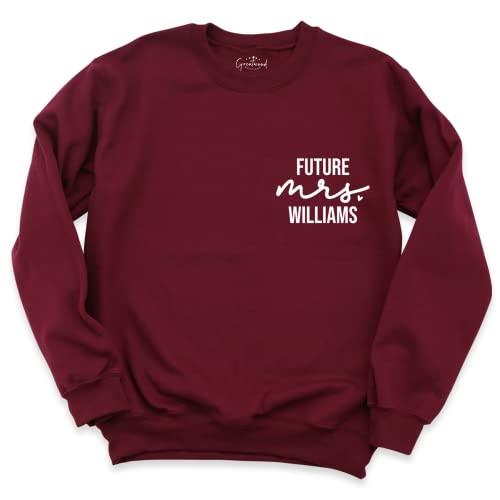 Future Mrs Sweatshirt, Personalized Mrs Sweatshirt, Engagement Gift, Custom Future Mrs Sweatshirt, Bride To Be Sweatshirt, Future Mrs Sweater, Wifey Sweatshirt, Bride Sweatshirt, Vday Tee4