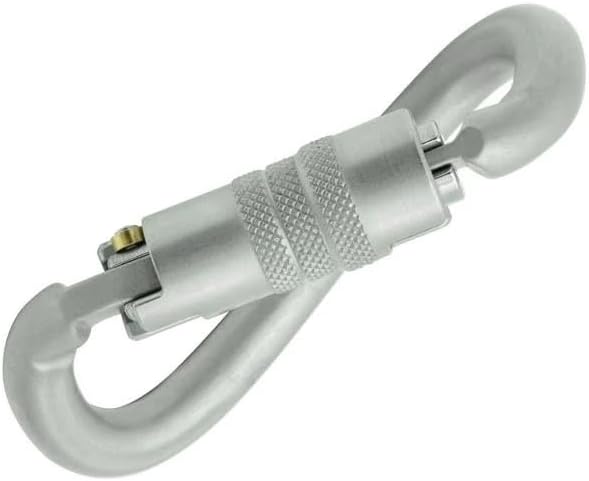 Kong Italy Ovalone DNA Twist Lock Carabiner, Carbon Steel Oval Connector with 2-Movement Twist Lock Sleeve, 40kN Strength, Made in Italy