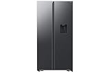 Samsung Series 7 SpaceMax Smart American Fridge Freezer, With an All-Around Cooling System, AI Energy Mode & Smart Conversion, Model: RS57DG410EB4EU 578L, Colour: Black