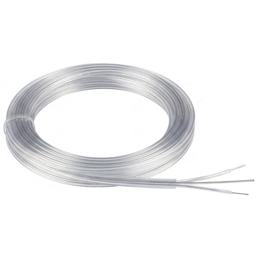 Cable de 2 conductores transparente con alambre de acero de alta resistencia 2