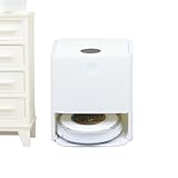 Estatua de aspiradora - Modelo de 1,46 Pulgadas | Decoración Impresa en 3D: de casa de muñecas con Robot de Barrido en Miniatura, Acento Coleccionable para Estante, estantería, alféizar de Vent