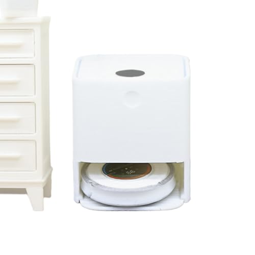 Aspirateur Robot Miniature - Ornement Minuscule de balayeuse, Accessoires de Meubles de Maison de, Cuisine, Salle de Bain, Salon, décoration de Paysage | Petit Appareil ménager pour Jouer