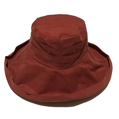 Chapeau de pêcheur pliable avec protection solaire en coton lin pour femme et dames
