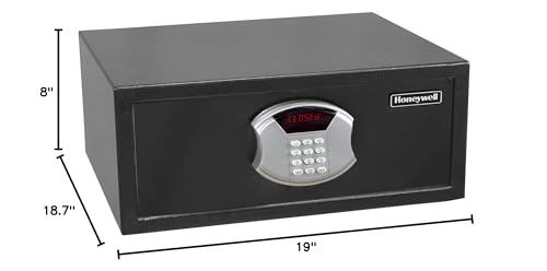 Honeywell 5805 PullOut Drawer, Security Safe with Digital Lock, Sliding Cabinet Drawer, 0.74Cubic', Steel, Black Finish thumbnail 3