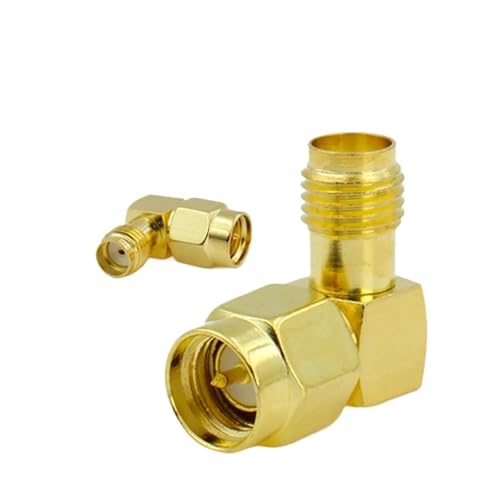 Connecteur SMA coudé mâle pour installation antenne 4G et domotique propre (Type 2 x10)
