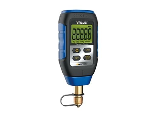 Spinxx VALUE DIGITAL VACUUM GAUGE VMV-1 Accuracy 2-100 (at 20 C) Maximum overload pressure :14PSI / 0.1 Mpa, Units : Pa, mBar, mmHg, Mikrony, Ports : 1 x 1/4 SAE,Operating temperature : 0-50C-image-3