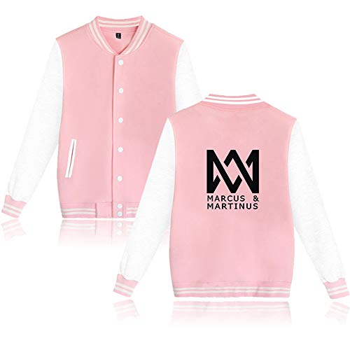 Marcus and Martinus Twin Brother Singer Unisex Baseball Jacke Langarm Stehkragen Jacke Blouson Print Kapuze Winter Warm Sweatshirt Sweatjacke Baseball Uniform Marcus and Martinus Twin Brother Singer Unisex Baseball Jacke Langarm Stehkragen Jacke Blouson Print Kapuze Winter Warm Sweatshirt Sweatjacke Baseball Uniform