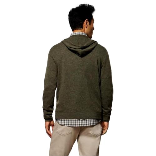 johnnie-O Men's Mitch Wool Cashmere Blend 1/4 Zip Hoodie, Rover2