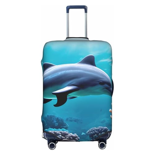 Housse de bagage de voyage élastique grand format pour valise blanche