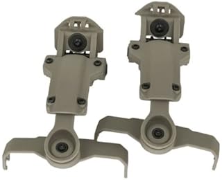 Rear Helmet Rail Attachment Kit Compatible with M-LOK, MSA Sordin & TCI Liberator Headsets - Armorwerx