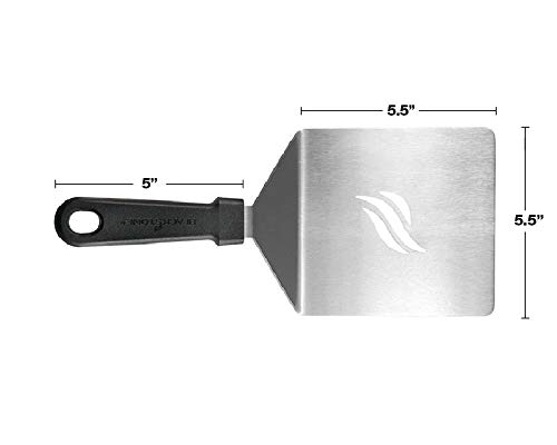 Blackstone 5047 Burger Spatula Heavy Duty Plastic Handle Large Stainless Steel Food Grade Flat Top Griddle Accessories-Hamburger Pancake Flipper– Grill Sc Utensil for Home Kitchen Restaurants