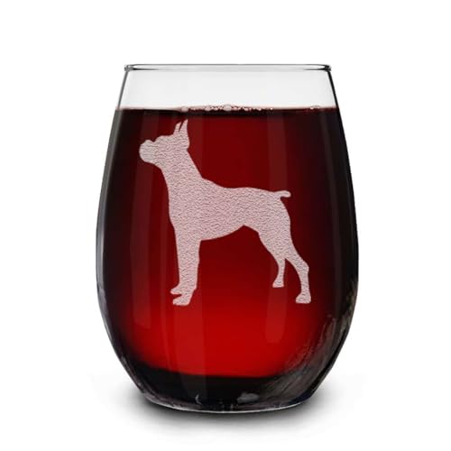 Verre à vin Boxer gravé avec précision pour une verrerie durable