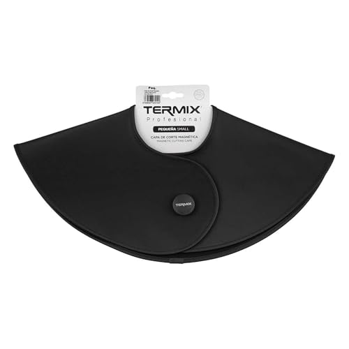 Termix Capa de corte magnética grande color negro- Accesorio de peluquería profesional en tejido mezcla de PVC y Poliester
