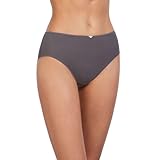 AVET Pack de 2 Braguitas Midi 32030 de Microfibra Elástica, Negro y Tierra, Gris y Pétalo, Tallas M, L y XL (FR/ES, Letras, XL, Regular, Regular, Gris)