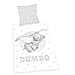 Herding Disney Dumbo zestaw pościeli, dwustronny design, poszewka na kołdrę 135 x 200 cm, poszewka na poduszkę 80 x 80 cm, bawełna/Renforcé