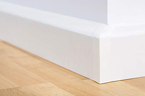 Primo Rohrverkleidung – Kunststoff Rohrabdeckleiste weiß – Maße: 2000 x 45 x 110 mm – 1 Stück