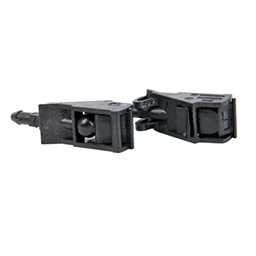 Buse de lave-glace noire double jet compatible VW Polo 2002-2013 - 4