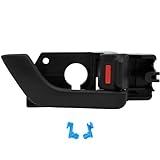 LUJUNTEC Interior Door Handle Passenger Right Driver Left Side Replacement for 2003-2008 For Hyundai Tiburon Black Handle Replace 82620-2C000