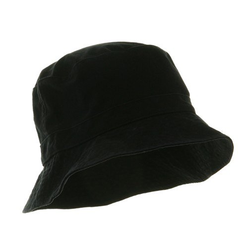Decky Cotton Bucket Hat - Black Small / Medium #TOP3