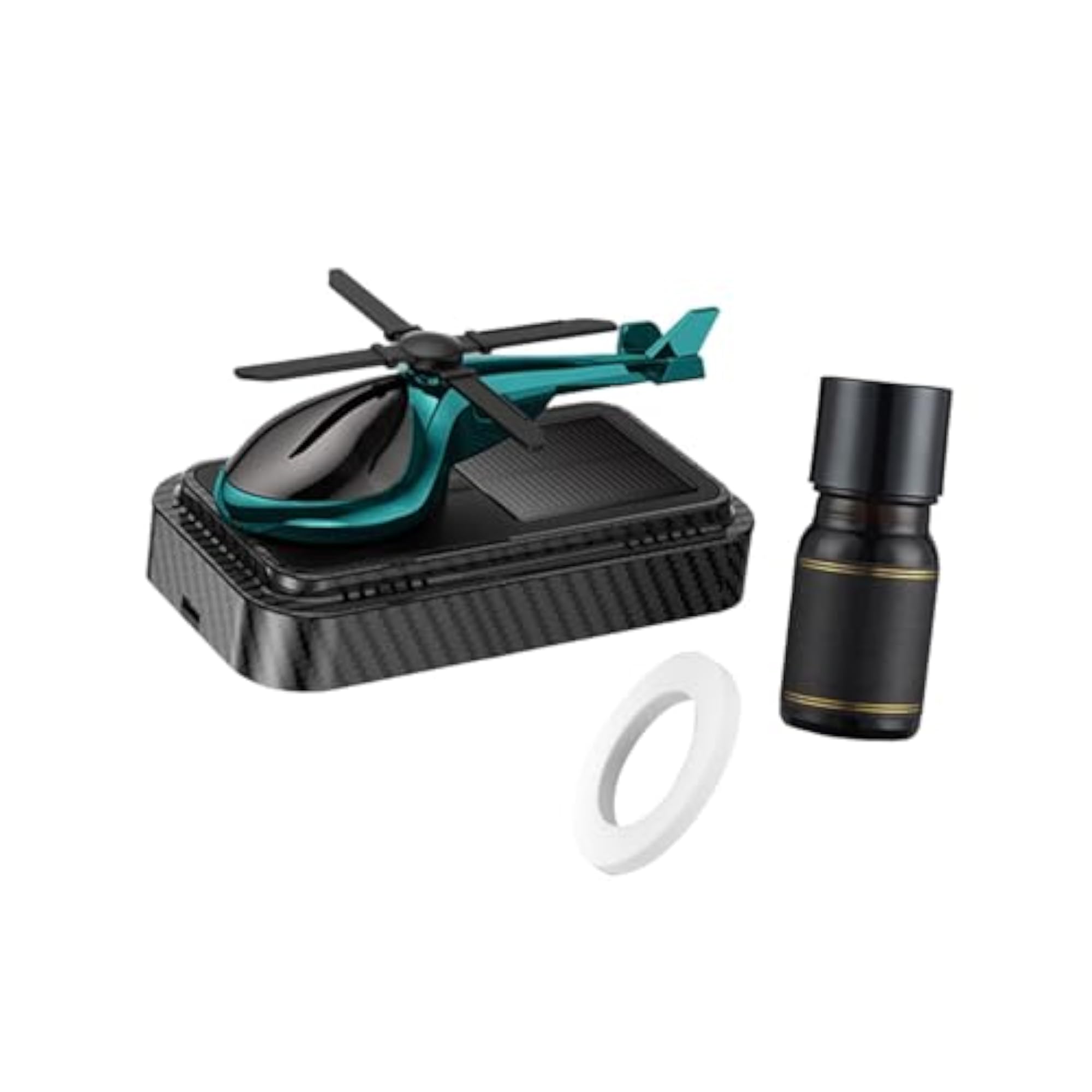 Solar Airplane Aroma Diffuser Ornament, Essential Oil Fragrance
