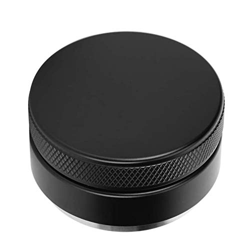 FeiFan Distribuidor De Café, Acero Inoxidable Espresso Distribución De Herramientas, Distribuidor De Café Herramienta, Café Distribuidor Nivelador,Black Three oars,58mm