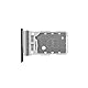jbTec Dual SIM-Tray kompatibel mit Samsung Galaxy S21+ Plus / S21 Ultra - Kartenhalter Slot Schlitten, Farbe:Schwarz