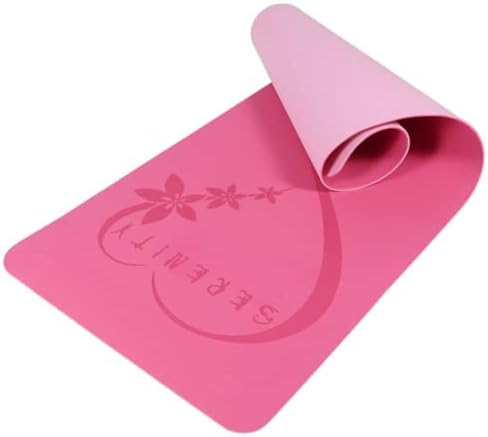Eco-Friendly TPE Yoga Mats Fitness Gym 8 mm Thick Exercise Gym Mat Non Slip