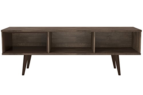 Midtown Concept Mid-Century 2-Cabinet Tv Stand (63" In.), Distressed Brown #TOP2