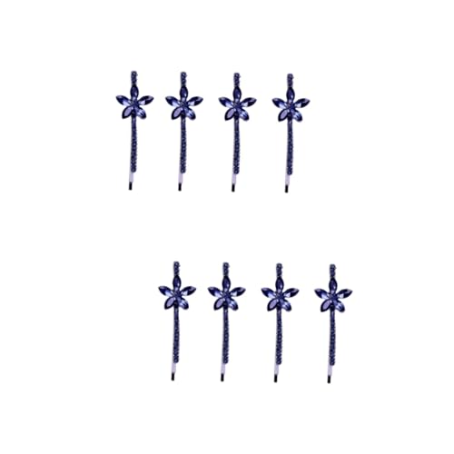 SOESFOUFU 4 �y�A �A���e�B�[�N�w�A�s�� hair clip hair pin �T�b�V�[ �����̃w�A�N���b�v ���̎q�̂��߂̃w�A�N���b�v ���g���ȃw�A�N���b�v ���̎q�̃w�A�s�� Blue