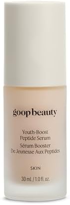 goop Beauty Peptide Serum | Reduces Fine Lines & Wrinkles | Peptides, Ceramides, & Niacinamide | Anti Aging Serum to Improve Firmness & Elasticity | Paraben Free | 1 fl oz