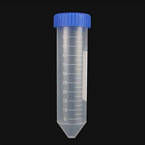 Beaimuxi M001 Conical Centrifuge Tubes 50Ml, 50 Pcs Sterile Plastic Tubes With Screw Caps, Plastic Graduated And Write Marks Lab Test Container cover