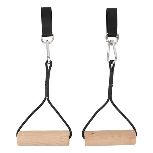Anillas de gimnasia de madera con bolsa de transporte miniatura 6