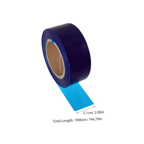 Cinta protectora para llantas y aros de automóvil y motocicleta, cinta adhesiva para protección de rines, material PE, color azul miniatura 2