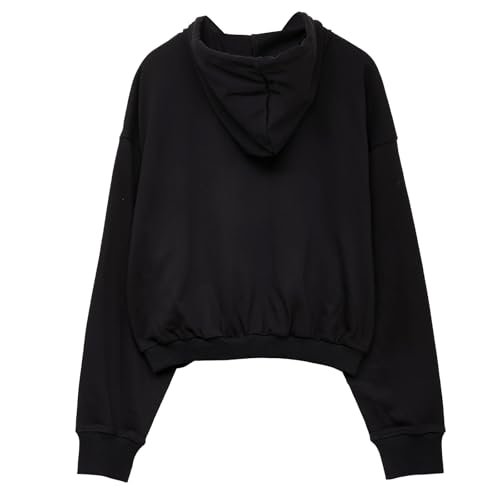 Sweat à capuche court manches longues avec sa coupe décontractée chic - 5