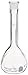 Corning Pyrex Vista Borosilicate Glass Class A Flat Bottom Volumetric Flasks with Glass Standard Taper Stopper, 100ml Capacity (Case of 12)