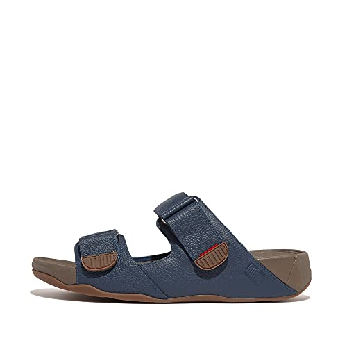 Image of FitFlop Men's Gogh Moc Slide Leather Sandal