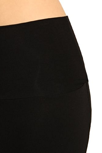 Azules Women's Rayon Span Maxi Skirt - Black,X-Large #TOP3