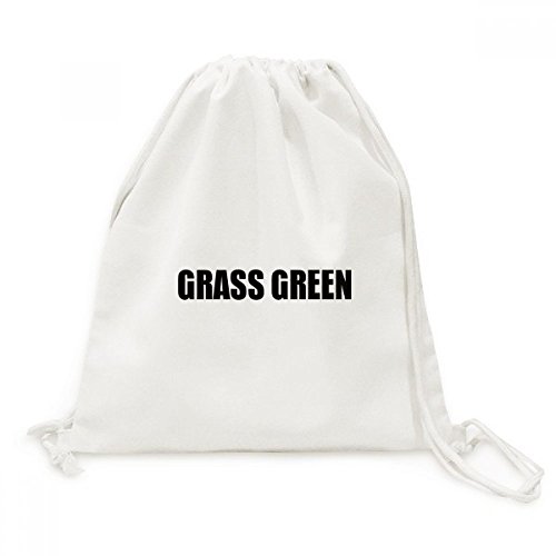 Sac à dos cordon toile noire herbe verte voyage randonnée sport