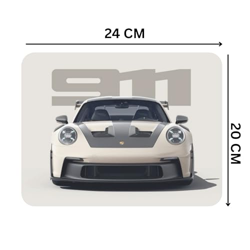 Image of WRAPPING STUDIO Premium Sports Car Mouse Pad for PC and Laptop, 24x20 cm, Anti-Slip, Smooth Surface, Marvel Design, Perfect for Office, Home & Gaming