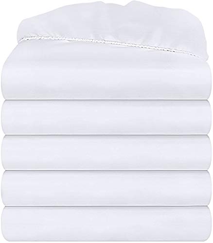 Utopia Bedding Queen Microfiber Fitted Sheets - White (Bulk Pack Of 24) #TOP1
