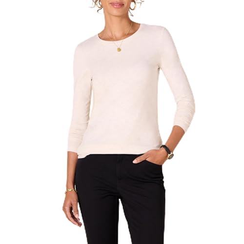 Amazon Essentials Womens Regular-Fit Long-Sleeve Crewneck T-Shirt (Available in Plus Size)