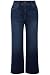 Produktbild Ulla Popken Damen Jeans Mary, Weites Bein, 5-Pocket-Schnitt, Komfortbund Hose, Denim, 56W x 34L